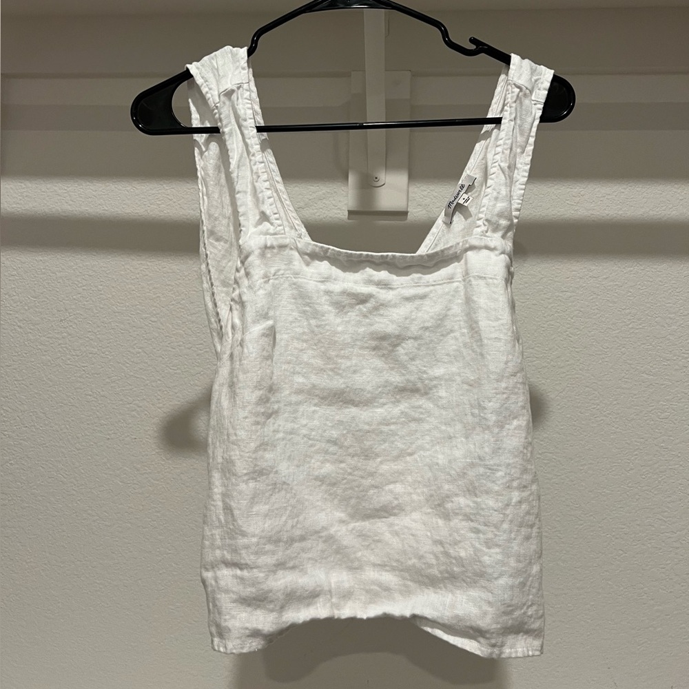 Madewell Irene Linen Blend Top